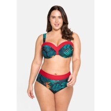 sheego by Joe Browns Damen Bikini Oberteil Bademode schwarz Gr. 42 (Cup-F) NEU