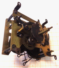 Antikes defektes Kuckucks Uhrwerk zum Basteln für Teile Rk3 aus Uhrmacherwerks.