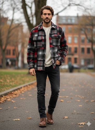 Herren hemd jacke - jacke, mentor