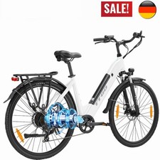 City 20AH eBike Damen 28" Trekking Pedelec Tiefeinsteiger 36v 350W Elektrofahrad