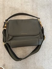 Damen SMAAK Amsterdam Leder Tasche Joelle Cross Over Khaki Neu