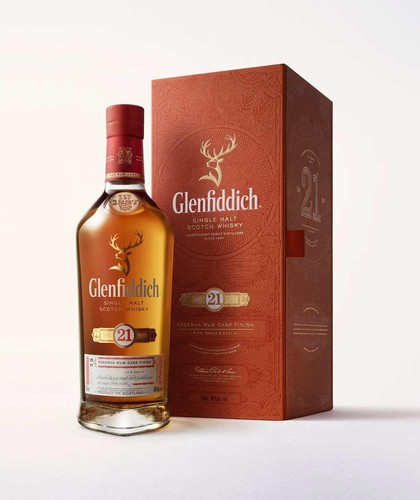 Glenfiddich single malt scotch - glenfiddich,