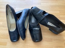 2 Paar Business Schuhe Belmondo Pumps Blau Gr. 39,5 und Lisa TUCCI Schwarz Gr.38