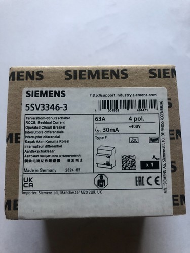 Siemens 5sv3346 4polig typ f - 4polig,