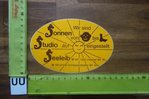 Alter aufkleber sonnenstudio - alter,