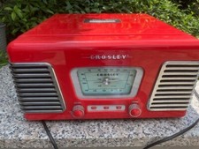 Crosley Radio und Plattenspieler Rot Gebraucht *defekt ?