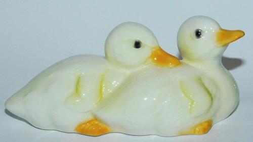 Porzellanfigur enten küken - porzellanfigur,