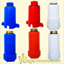 Baustopfen 1/2 " Zoll rot blau