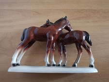 Figur Pferd Pferde Ponys Porzellan alt  DDR Deko  sammeln neuwertig