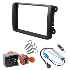 Radioblende Set Doppel DIN