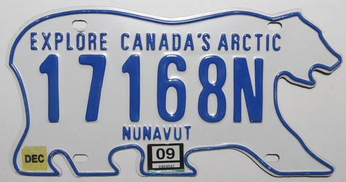 Canada nummernschild nunavut - canada, "