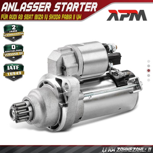 Anlasser starter 1kw 11 - 1.1kw,