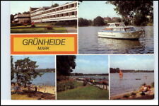 GRÜNHEIDE Mark Kr. Fürstenwalde Motorboot DDR AK 1981