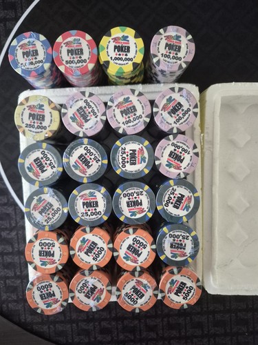 600 wsop chips pokerchips - 600,