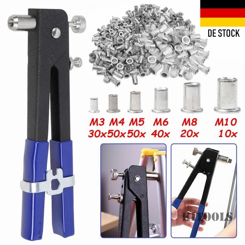 200stk alu blindnietmuttern - 200stk,