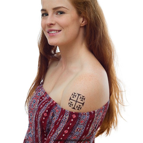 Jerusalemkreuz tattoo in - tattoo,