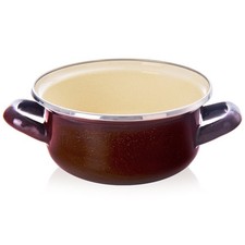 Topf emailliert brown 1l - emailliert,