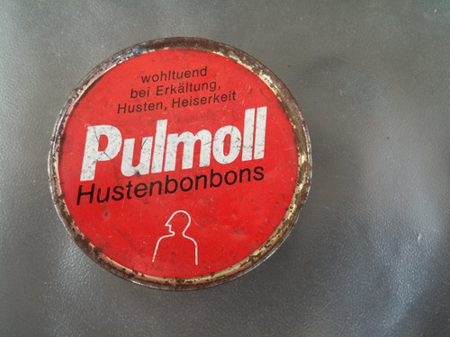 Pulmoll milupa alte blechdose - pulmoll,