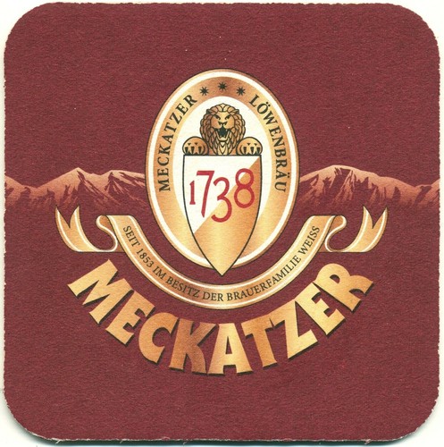 Bierdeckel meckatzer - 🍺,