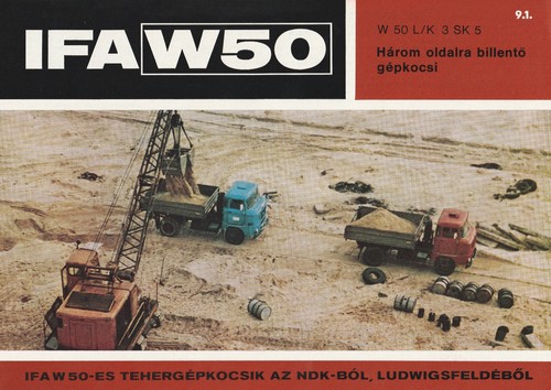 Ddr prospekt ifa lkw 50 - lkw, in