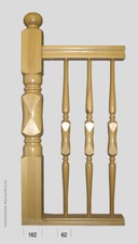 Gedrechselte Geländer Holz  Treppensprossen  Treppen   Rundstäbe Säule  Sprosse