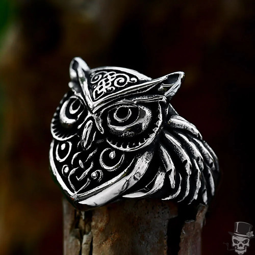 Sculpt rings edelstahl eule - sculpt, rings™