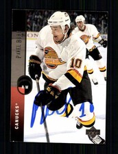 Pavel Bure NHL USA Upper Deck Traiding Card Original Signiert + A 253223