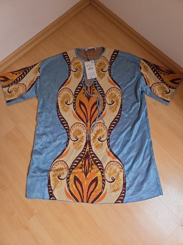 Jacquard-Strick-Tunikakleid