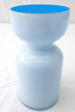 alte Hyazinthenvase Blau