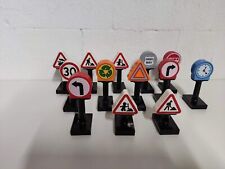 Lego Duplo Straßenschild Verkehrsschild Baustellenschild Hinweisschild