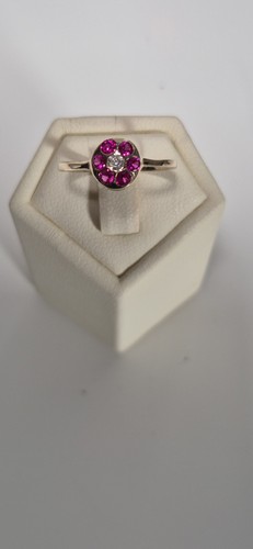 Lebendiger 14kt gold rubin - gold,