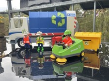 Playmobil Recycling Wagen 4129 mit Kehrmaschine