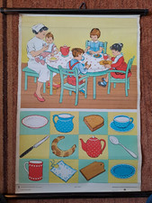 DDR Rollkarte Lehrtafel