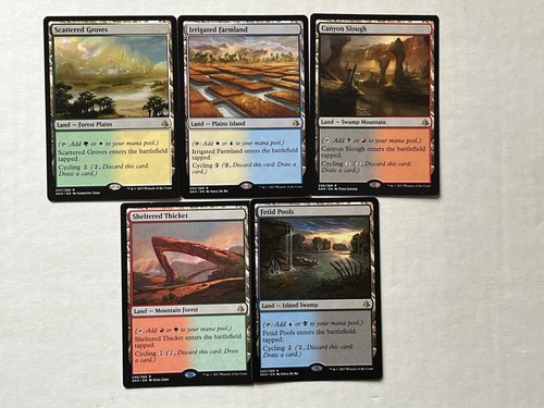 Cycle lands full set - 5x,