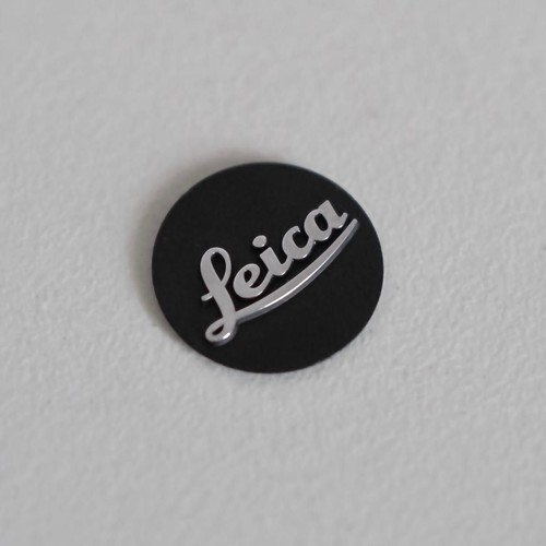 Leica logo badge schwarz für - leica,