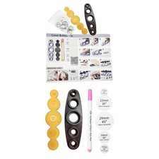 Einfaches DIY Stoff Knopf