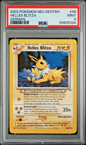 2002 pokemon psa helles - pokemon, 9