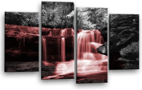 Wasserfall landschaft wandbild - landschaft,