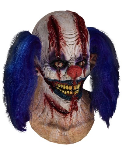 Horrorclown maske vollkopf - maske,
