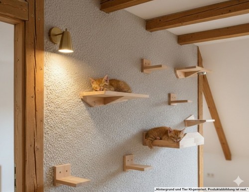 Katzen kletterwand 9teilig - katzen,