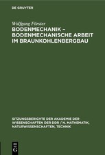 Wolfgang förste bodenmechanik - förste,
