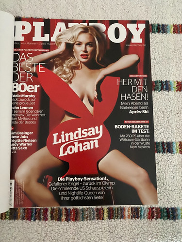 Ein playboy magazin - mit, cover