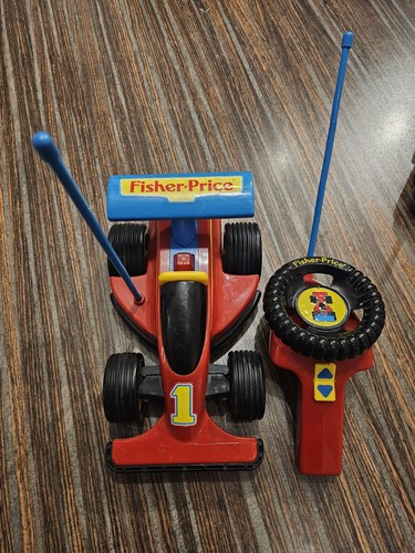 Fisher price rotes renn auto - rotes,