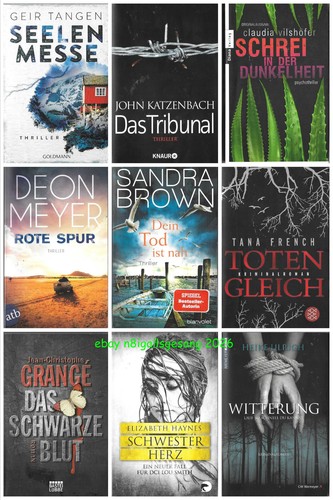 Bücherpaket thriller - 9x,