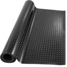 Black Garage Gym Floor Mat