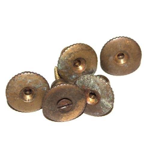 Sehr alte messing knöpfe - 5x,