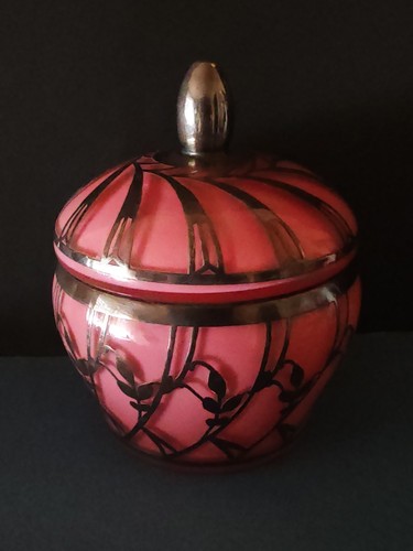Art deco deckeldose - art,