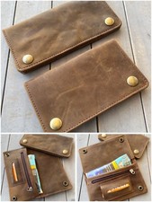 Tabaktasche Tabakbeutel Drehertasche Nubuk Leder ECHT LEDER Feinschnittbeutel