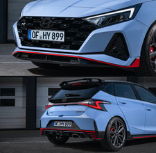 Hyundai Embleme schwarz - Set