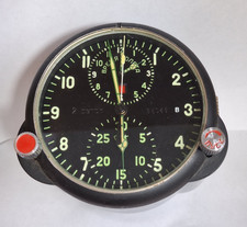 AChS-1M Sowjetische UdSSR Militär Luftwaffe Flugzeug Cockpit Uhr